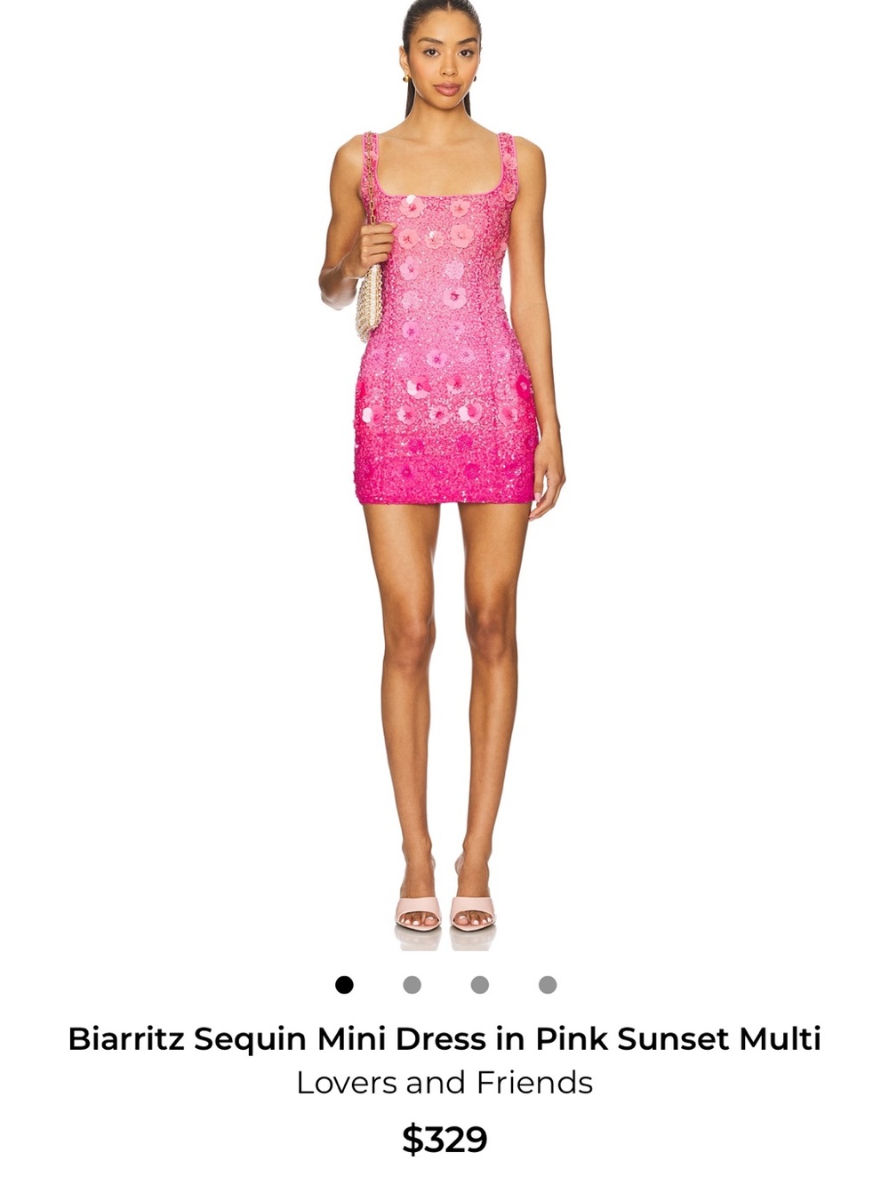 Lovers + Friends biarritz sequin mini dress